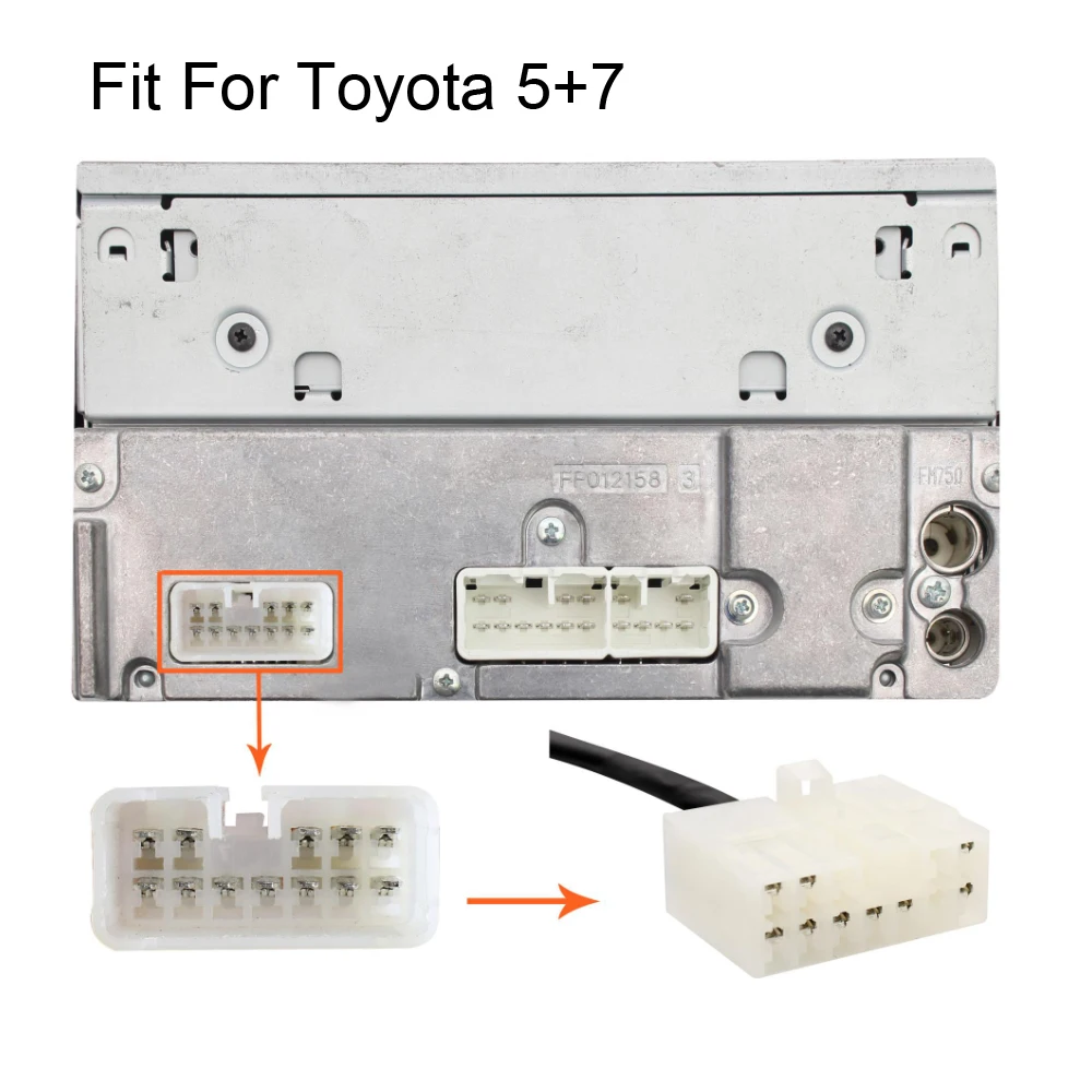 Автомобильный Bluetooth 5 0 комплект AUX гарнитура адаптер для смены CD кабель Toyota + 7 12