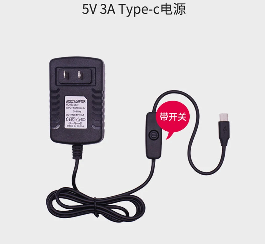 AC 100-240V DC 5 V 3A кнопка переключения питания адаптер зарядное устройство с USB-портом