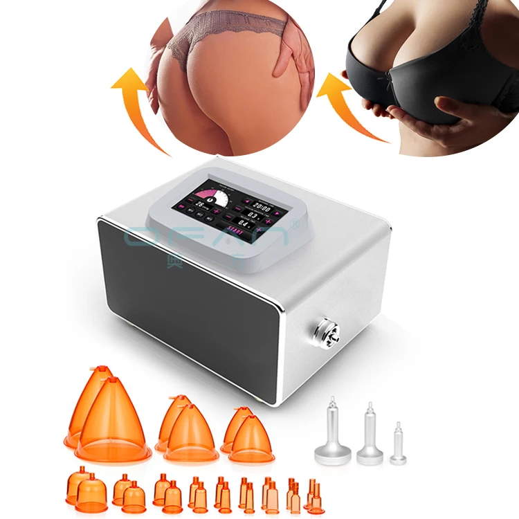

2023 Body Cupping Shaper 250mm Breast Enlargement Vacuum Butt Lifter Therapy Machine With Buttock Cups