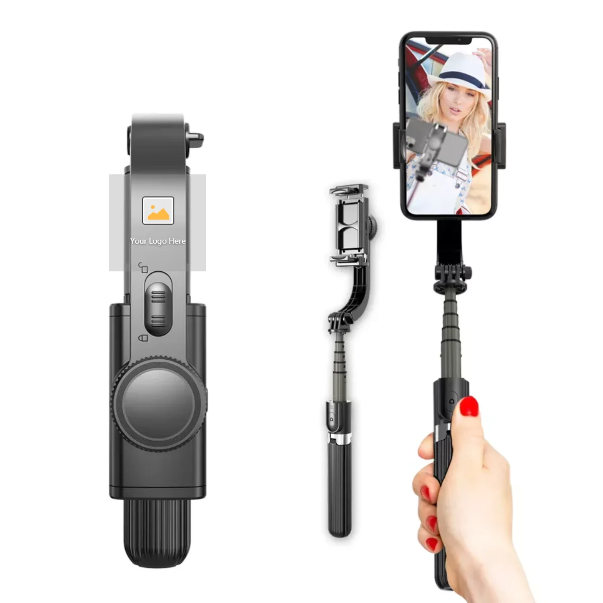 

Hot Sale Gimbal Stabilizer Tripod Selfie Stick 360 Rotation Handheld Anti-Shake Selfie Video Stabilizer