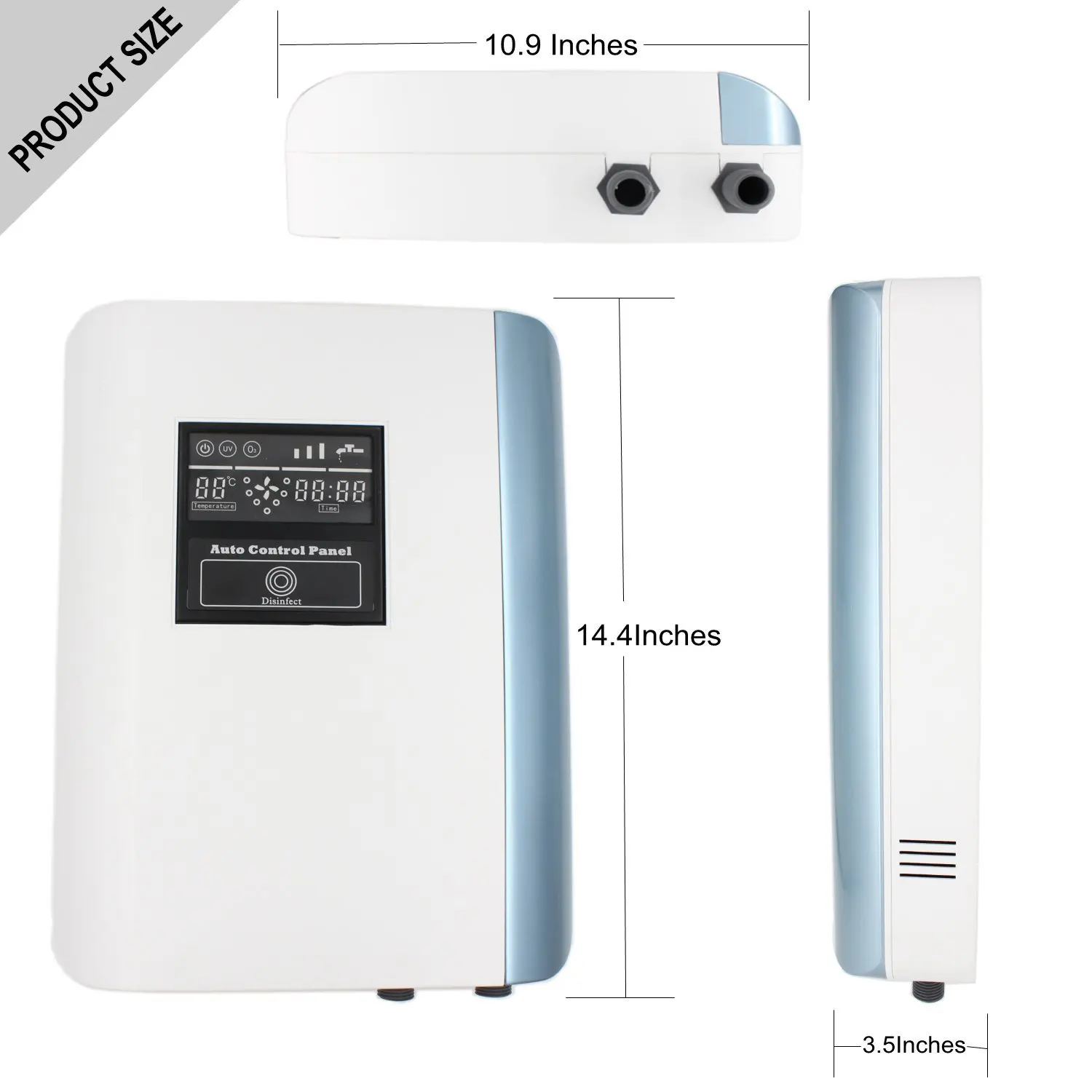 Многофункциональный настенный ионизатор воды Aquapure очиститель водопроводной