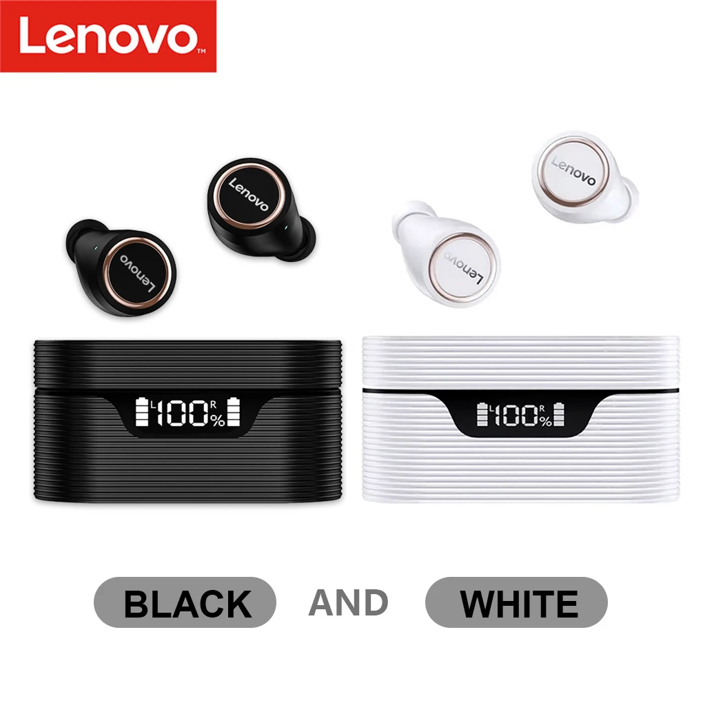 

Оригинал Lenovo LP12 TWS наушники беспроводные Bluetooth наушники IPX5 Водонепроницаемая гарнитура стерео бас с микрофоном шумоподавление