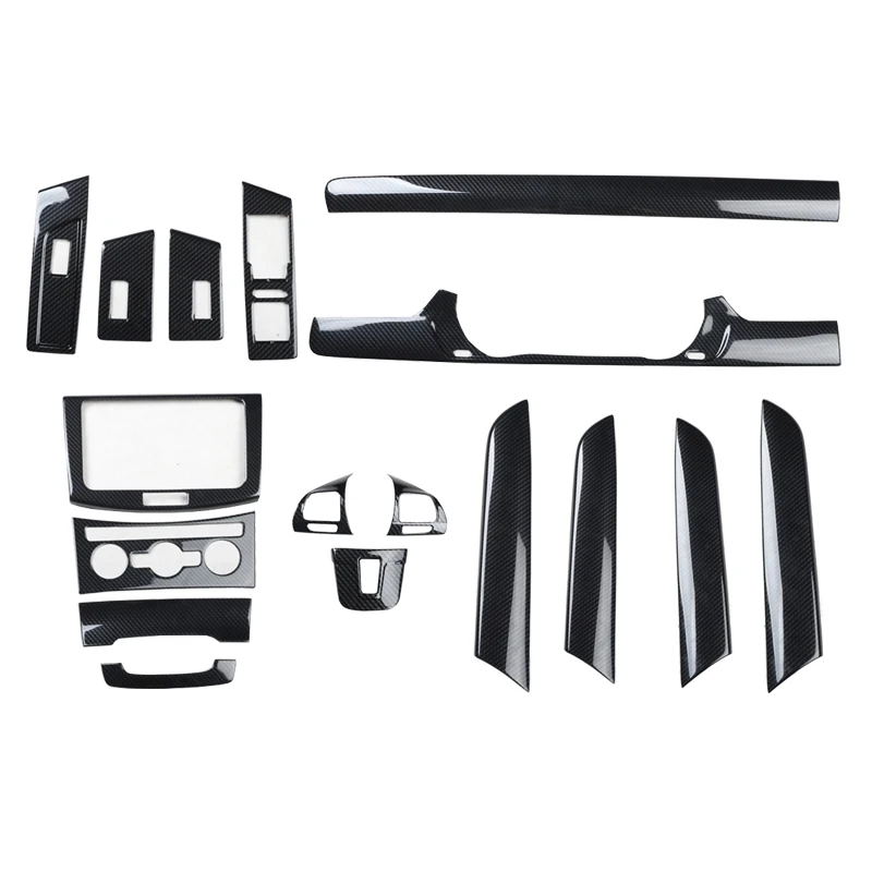 

For Volkswagen VW Magotan B7 B7L 2012-2016 ABS 5D Carbon Fiber Style Interior Decoration Accessories Center Console Car Stickers