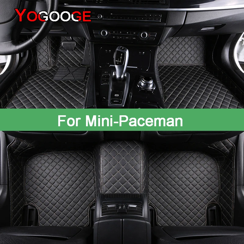 YOGOOGE Car Floor Mats For Mini Paceman R61 2012-2016 Years Foot Coche Accessories Auto