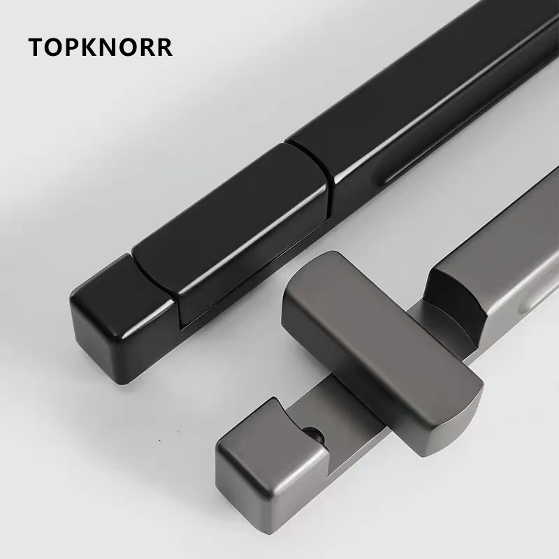 2022 New Invisible Magnetic Door Lock Interior Background Wall Storage Room Door Handle Hidden Cloakroom Gold Single Door Lock