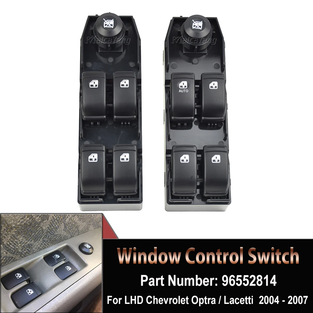 

New High Quality Front Left Window Lifter Switch For LHD Chevrolet Optra / Lacetti 2004 - 2007 For Buick Excelle OEM#96552814