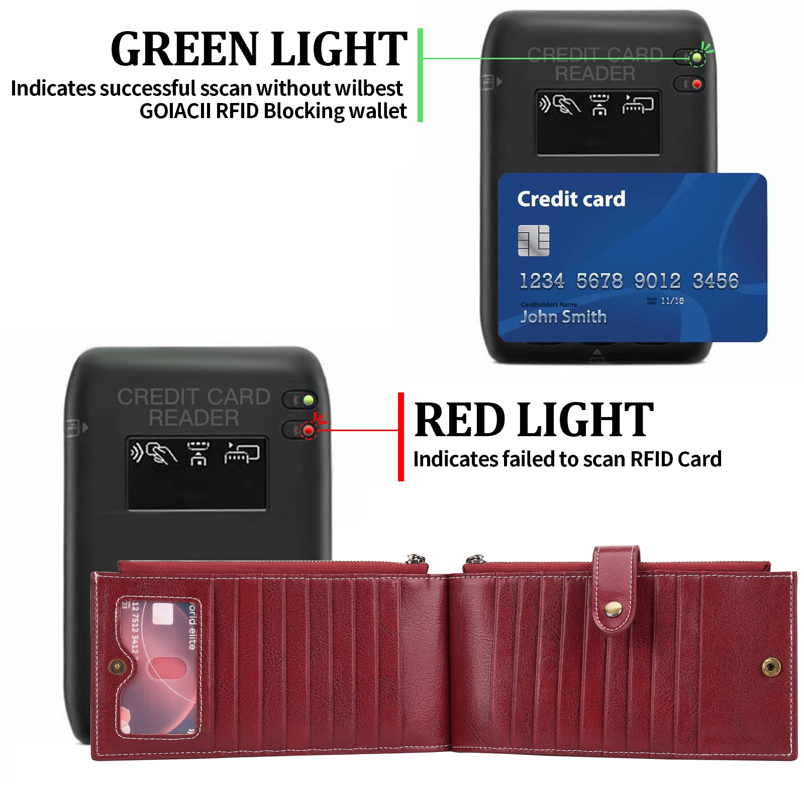 SENDEFN Fashion Men Long Wallet Women Long Purse Male Slim Money Bag Female Credit Card Holder Thin Two Fold Clutch For Ladies