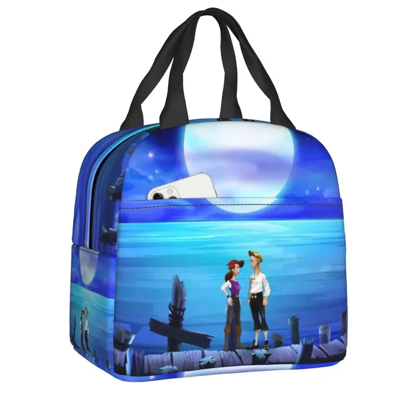

The Secret Of Monkey Island Portable Lunch Box Adventure Action Game Thermal Cooler Food Insulated Lunch Bag Office Work