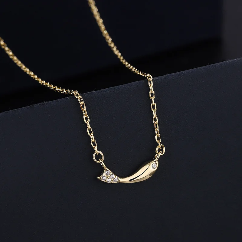 

2022 Fashion Simple Elegant Long Chain Necklace for Women Cute Animal Shape Luxury Pendant Gift Jewelry Collares Para Mujer