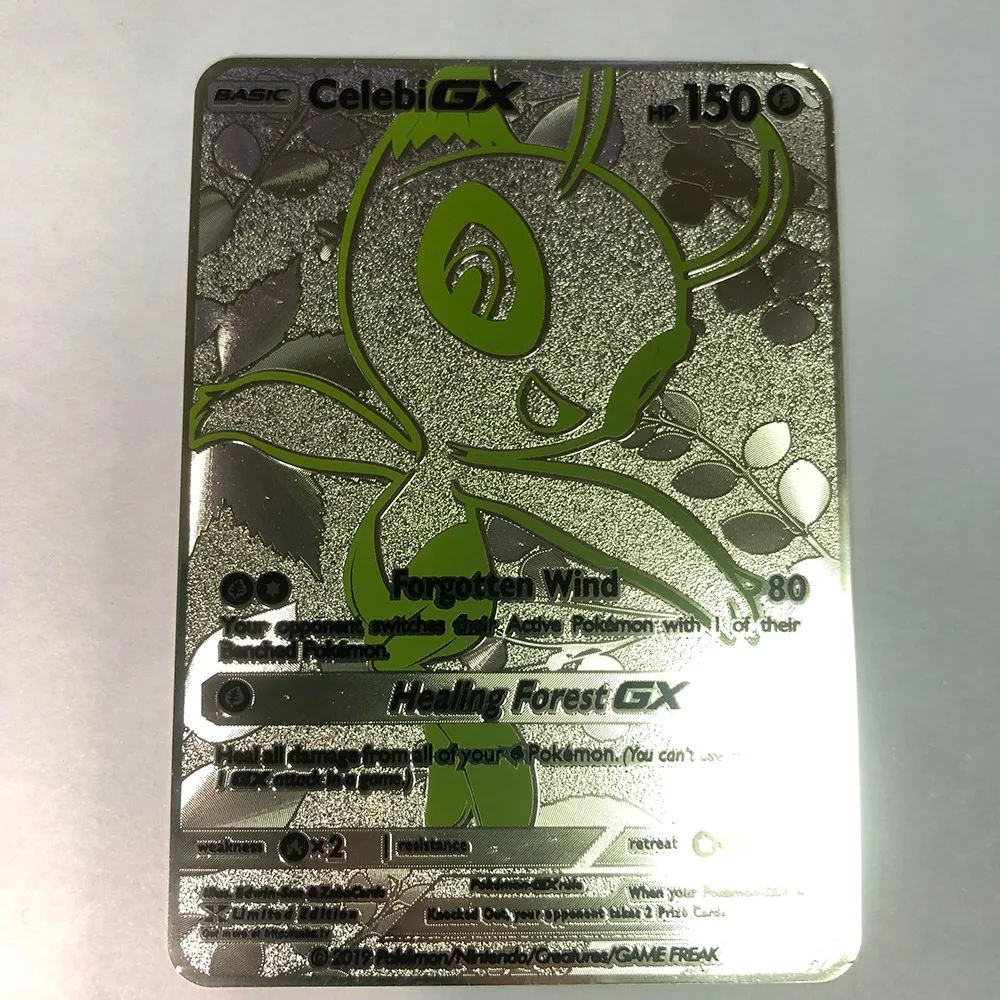 Новинка Покемон люгия гиратина очаровательные гиаридосы серия GX серебряная