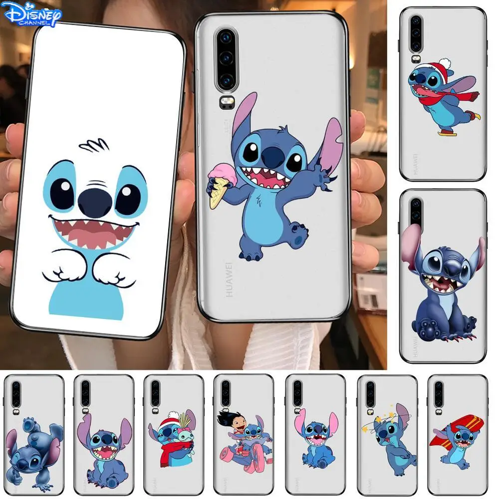 

Stitch animation Anime Phone Case For Huawei p50 P40 P30 P20 P10 P9 P8 Lite E Pro Plus Etui Coque Painting Hoesjes comic
