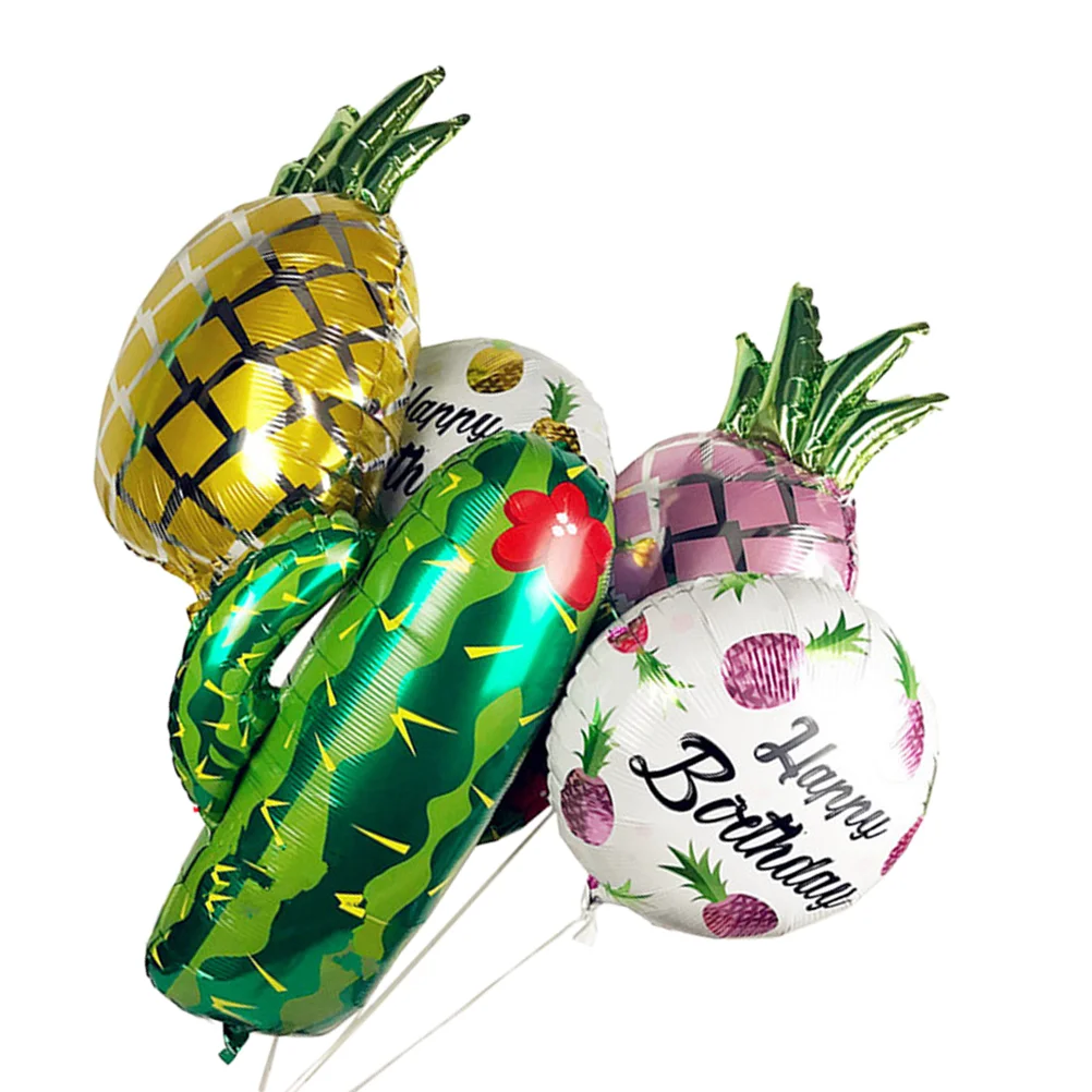 

Party Balloons Birthdaydecoration Supplies Tropical Ballon Aluminum Summer Beachluau Hawaii Wedding Baby Shower Balloon