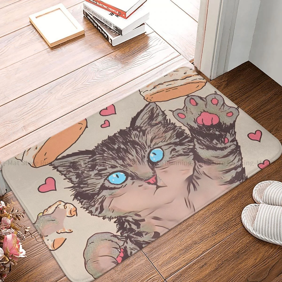 

Bathroom Mat Air Biscuits Doormat Living Room Carpet Outdoor Rug Home Decoration