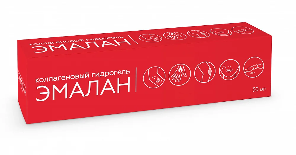 Эмалан гидрогель коллагеновый туба 50мл|Гели для душа| - Цена: 341,00 руб.