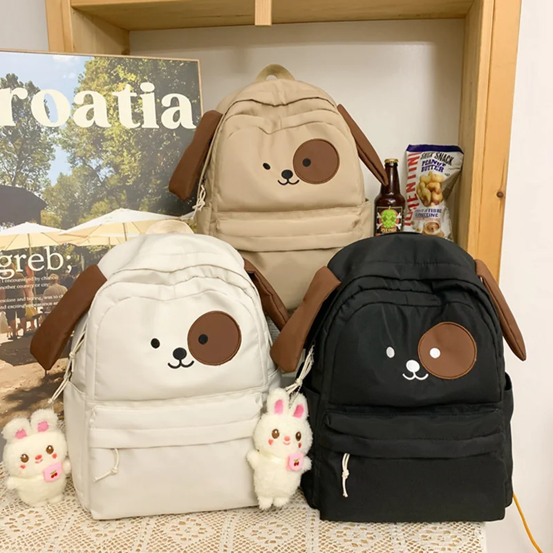

Cute Style Women Backpack Simple School Bag for Girls Large Capacity Travel Backpacks Waterproof Student Bookbags