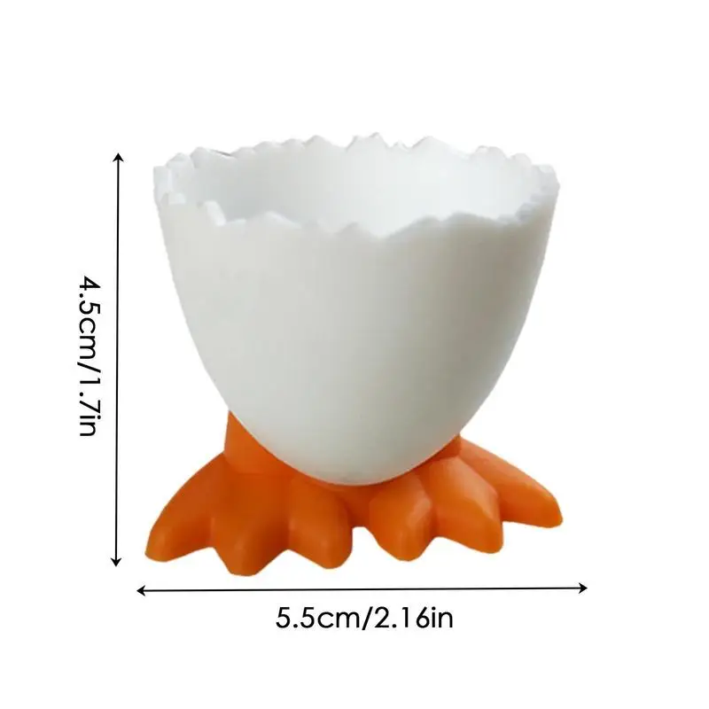 Chicken Feet Egg Cute Egg Cup Is Made Of PP Material Easy To Clean Designed With Chicken Feet Used For Home, Restaurant, Hotel images - 6