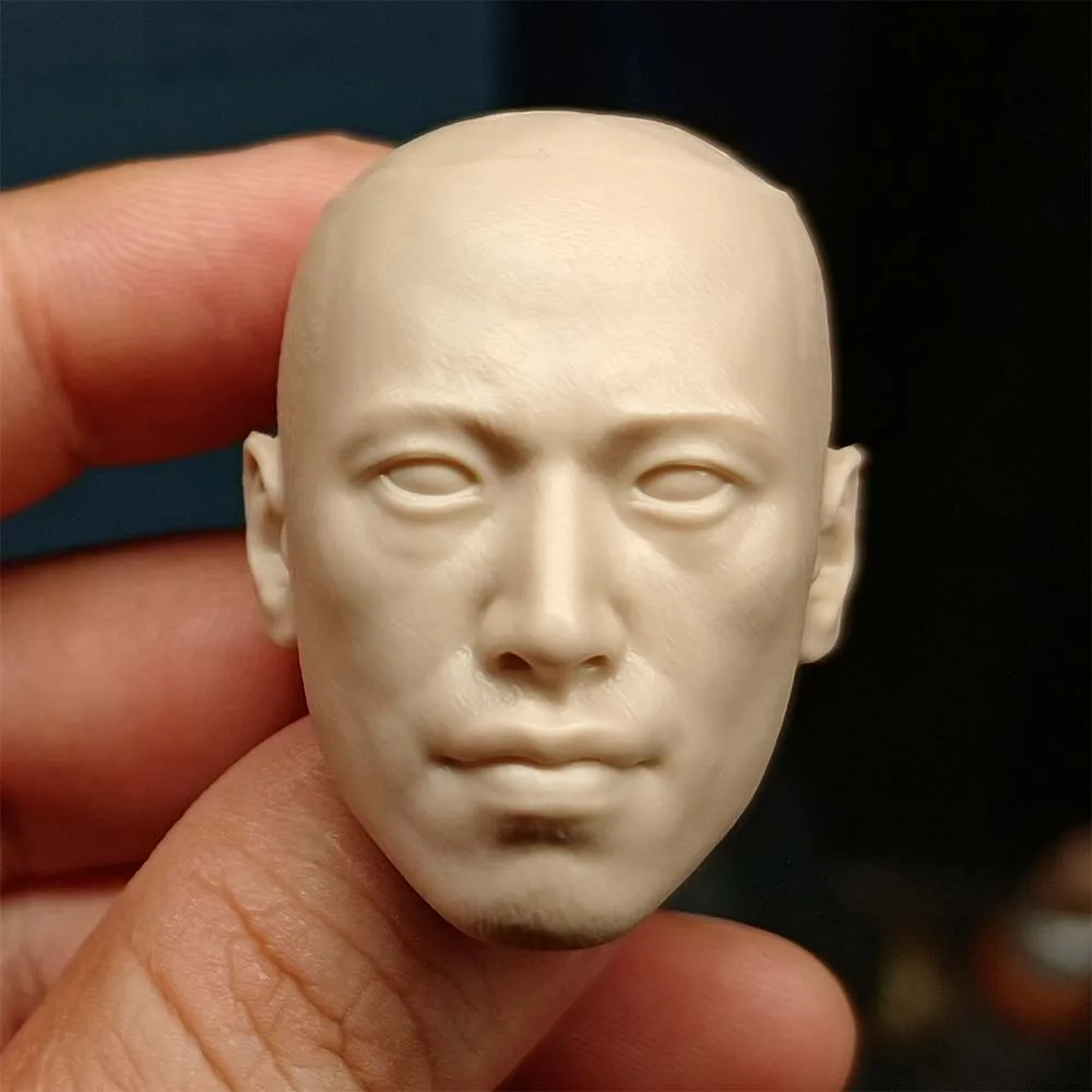 

Unpainted 1/6 Scale Roy Cheung Head Sculpt Model For 12 inch Action Figure Dolls Painting Exercise