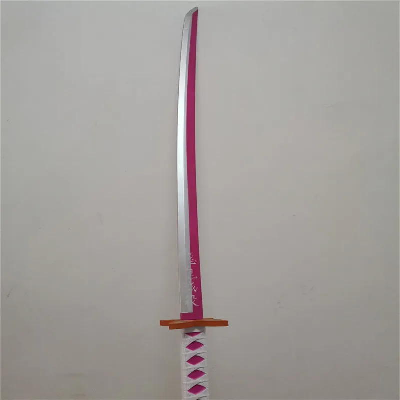 Cosplay Kimetsu no Yaiba Sword 104cm Nice Katana Demon Slayer Kochou Kanae Agatsuma Zenitsu Ninja PU Weapon Knife