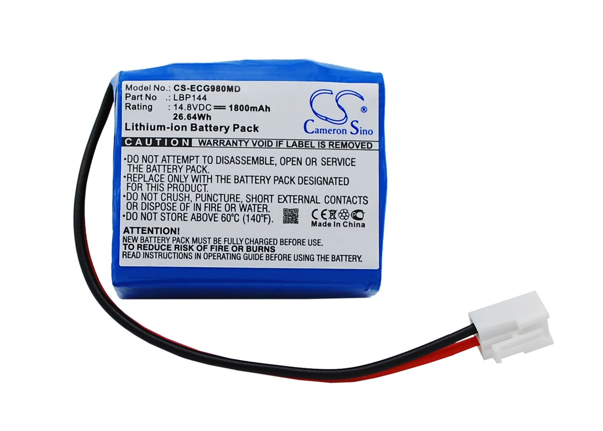 

CS 1800mAh / 26.64Wh battery for RAYTOP LBP144