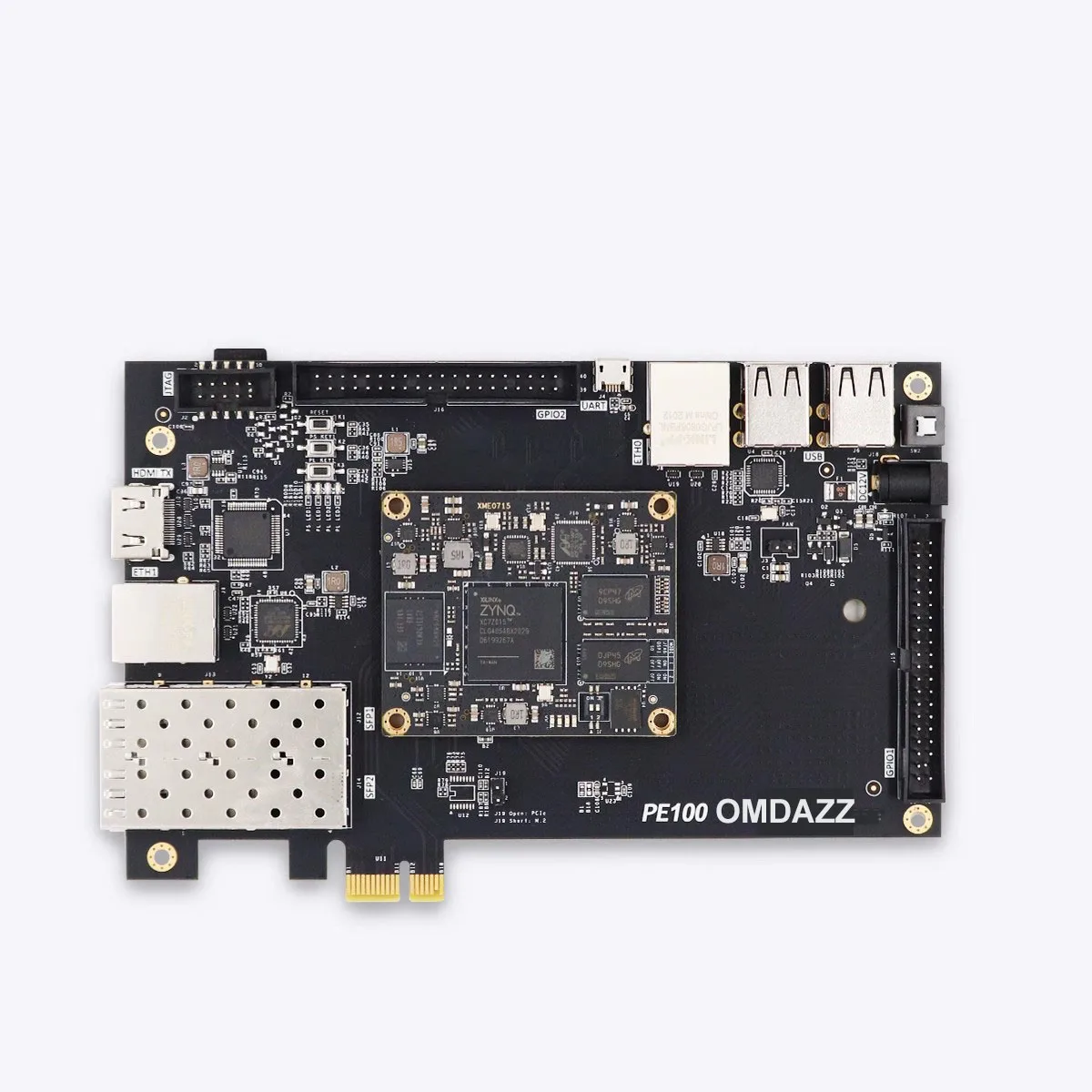 Фото Плата разработки AvaCoreFPGA PCle2.0 Xilinx ZYNQ7000 SoC XC7Z015 с гигабитным Ethernet, оптоволоконным SFP, HDMI-совместимым интерфейсом и USB2.0 №4