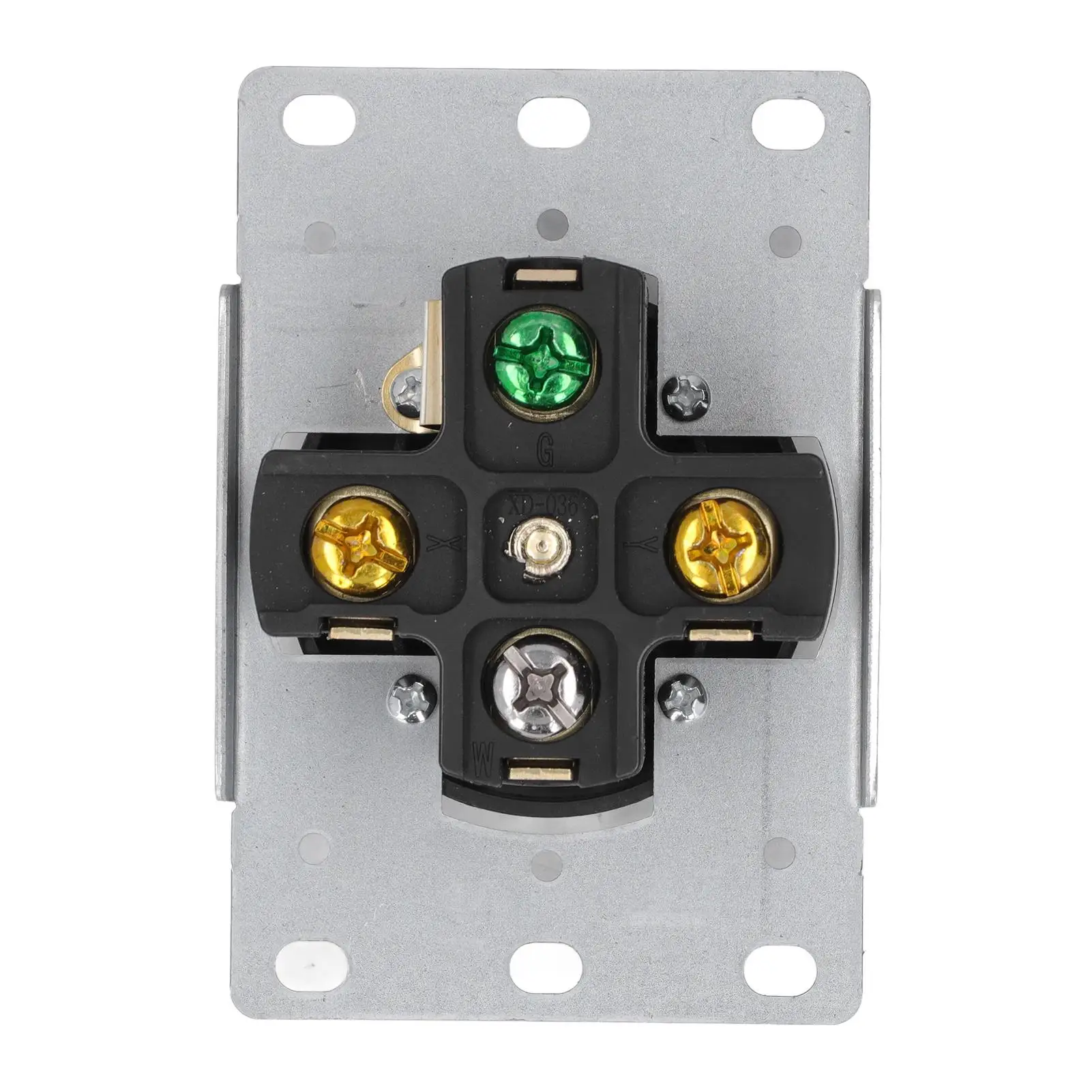 Промышленная розетка NEMA 14-50R 125 В/250 В стандарт США с 4 отверстиями