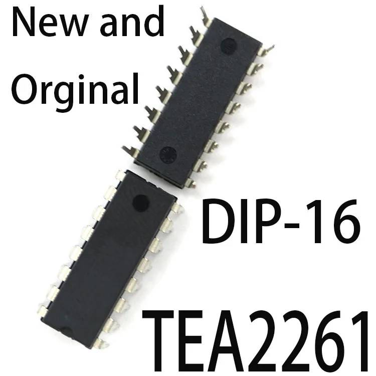 

Новые и оригинальные чипы DIP16 2261 DIP-16 DIP TEA2261, 5 шт.