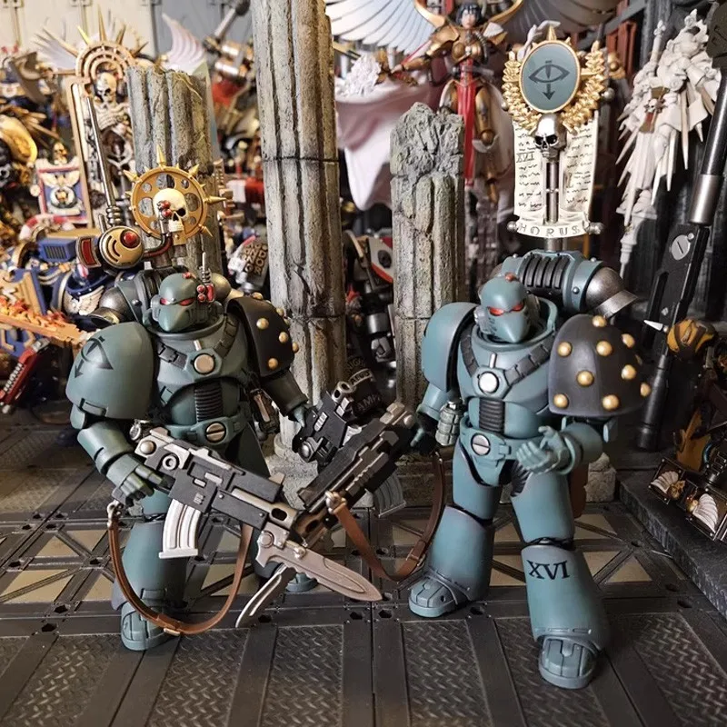 JOYTOY Warhammer 40K Sons of Horus MKVI Tactical Squad 1/18 Фигурка Сержант Легионер Аниме Модель Коллекция