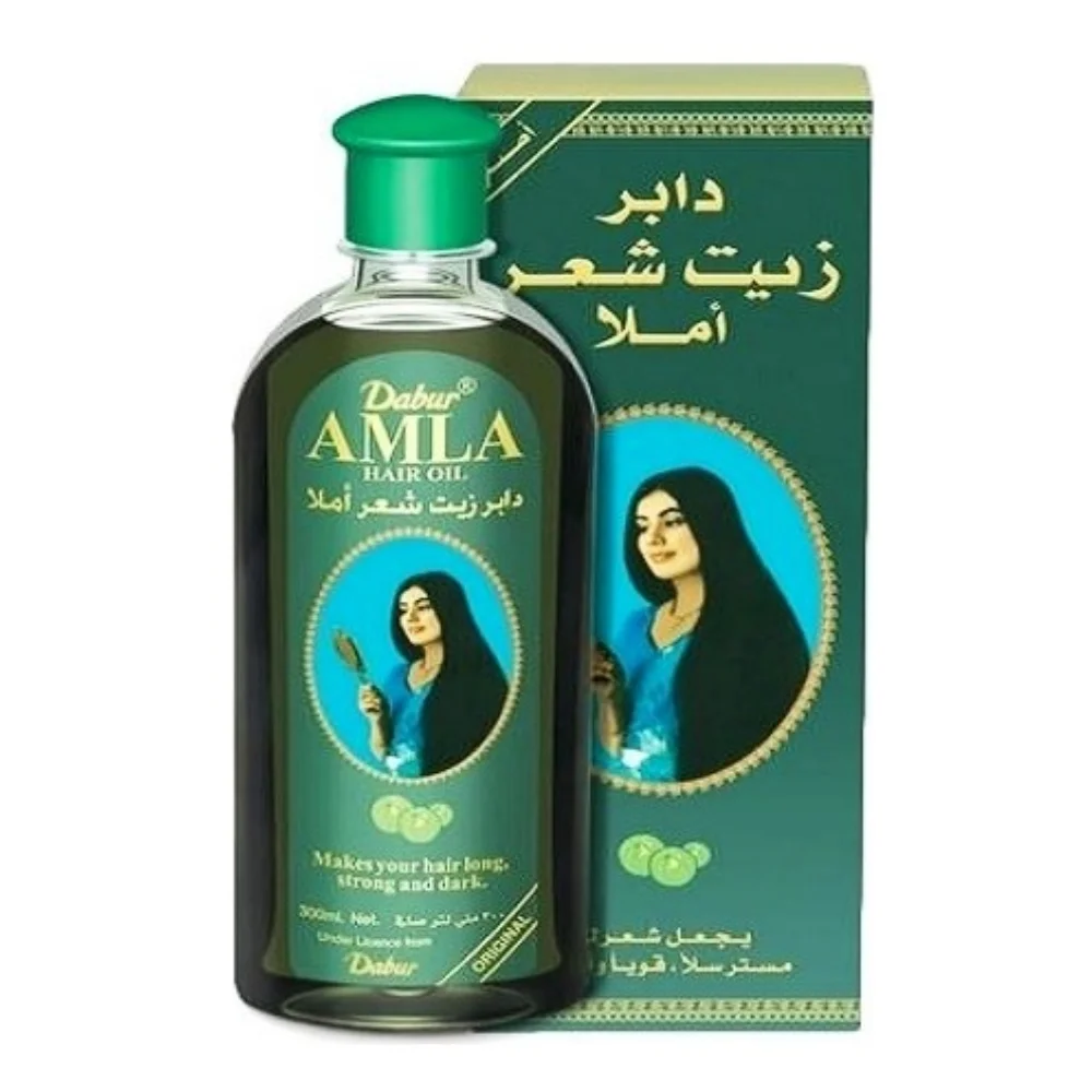 Масло для ухода за волосами Dabur Amla 200 мл индийский крыжовник мощное быстрое