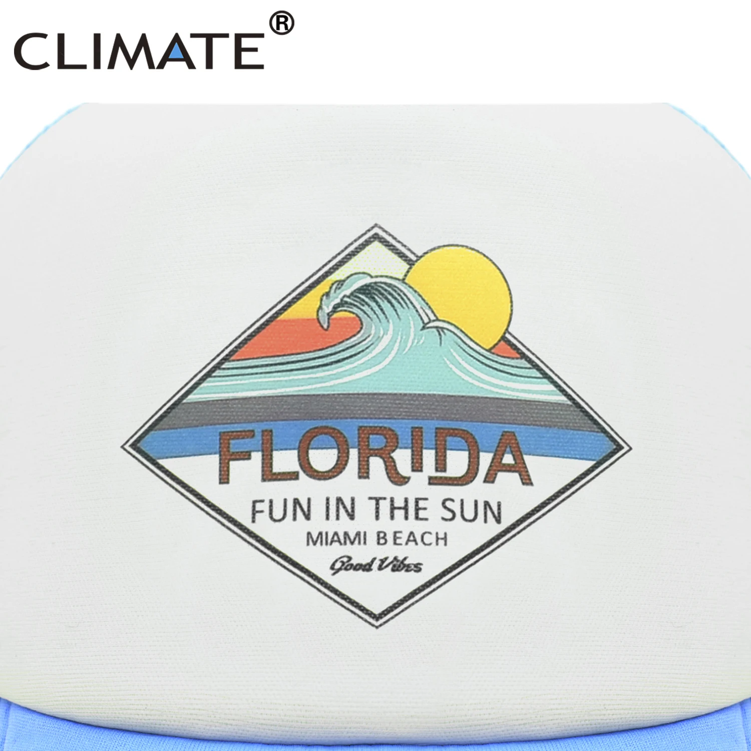 Климат Флорида Кепка Дальнобойщика шляпа Майами приморский пляж сетчатая для