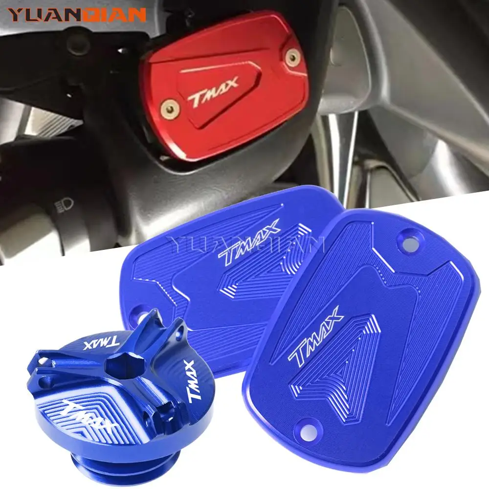 

Крышка для резервуара для тормозной жидкости и топлива для Yamaha Tmax 530 2012-2016, крышка для заливки масла TMAX530 DX SX 2017-2019 MAX TECH 2020 2021