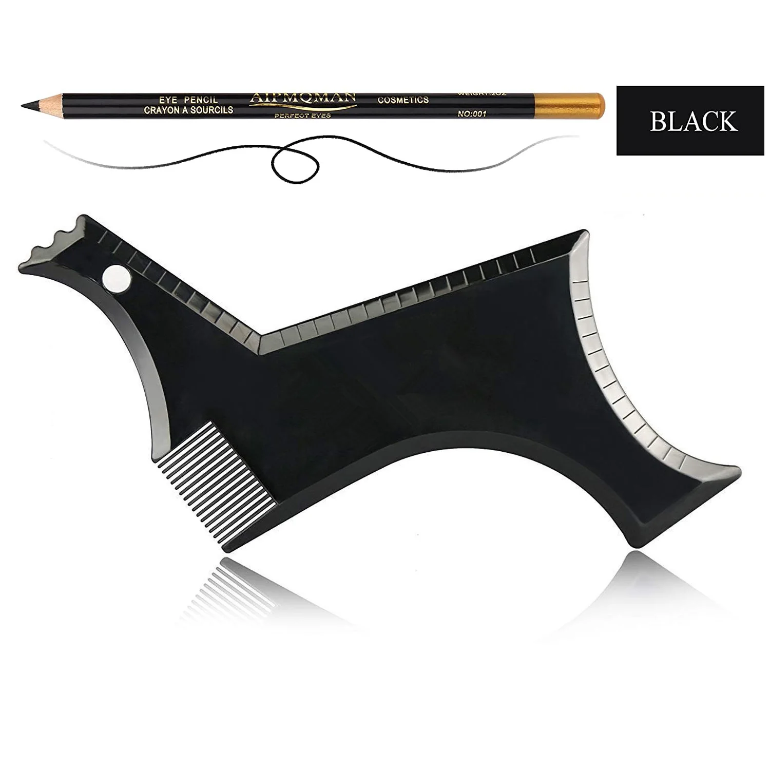 Набор мужских карандашей для бороды и расчески набор инструментов