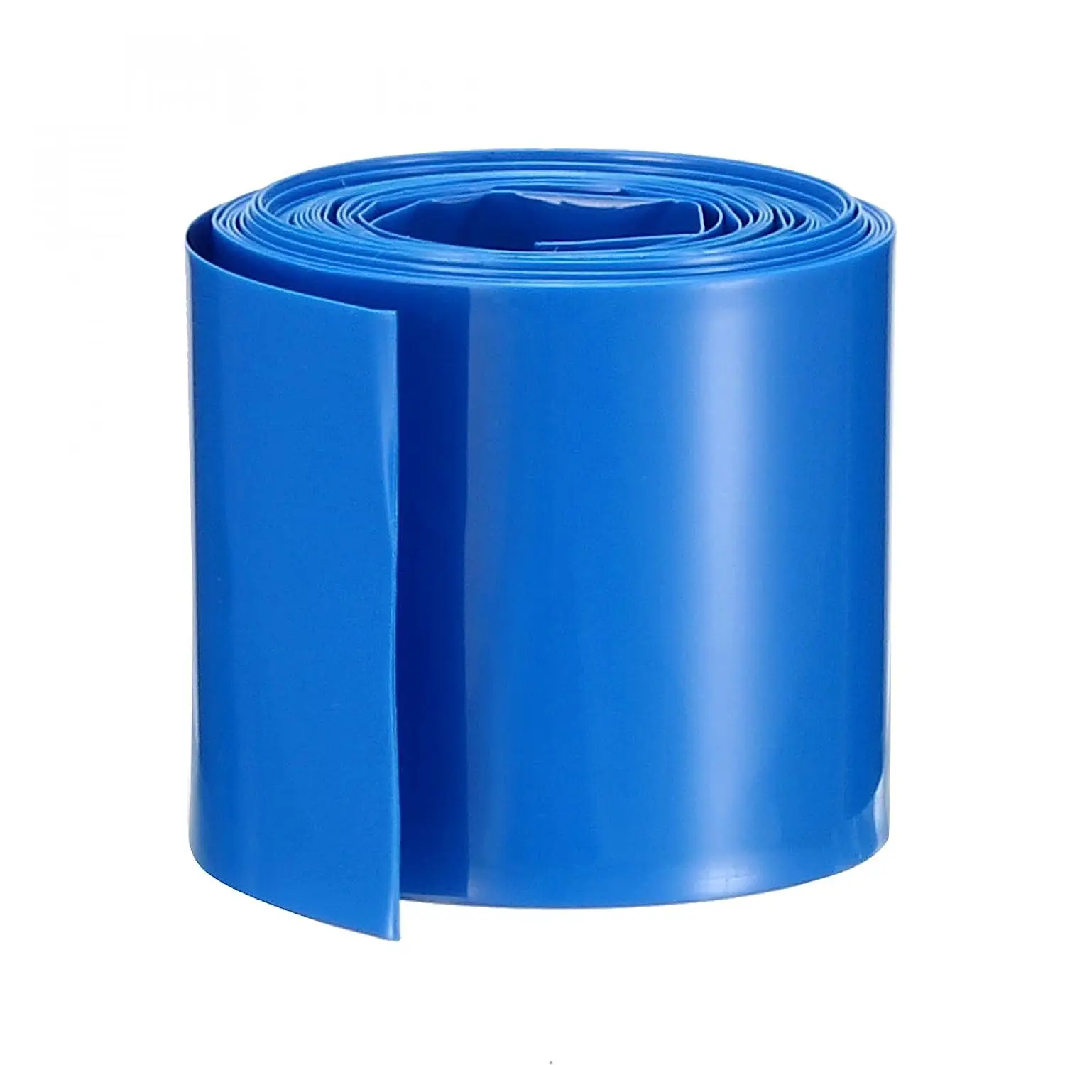 

Keszoox 29.5mm Flat PVC Heat Shrink Tubing Battery Wrap 2m Length for 18650 Battery Blue