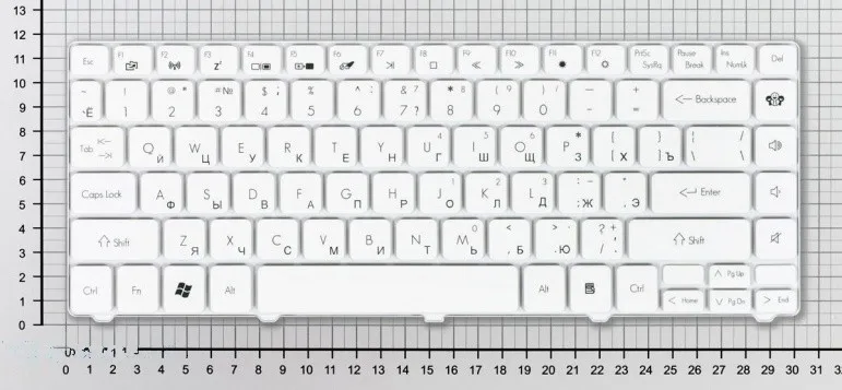 Клавиатура для Acer Aspire 4551G Русская белая | Компьютеры и офис