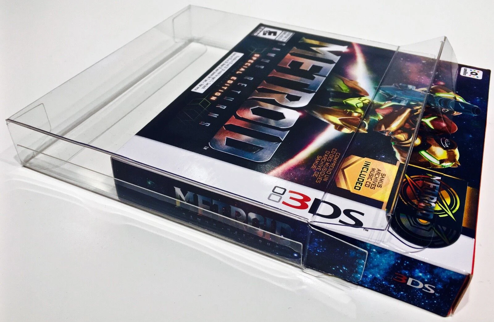 

1 коробка защита для Metroid Samus Возврат Специальный выпуск Nintendo 3DS NTSC только