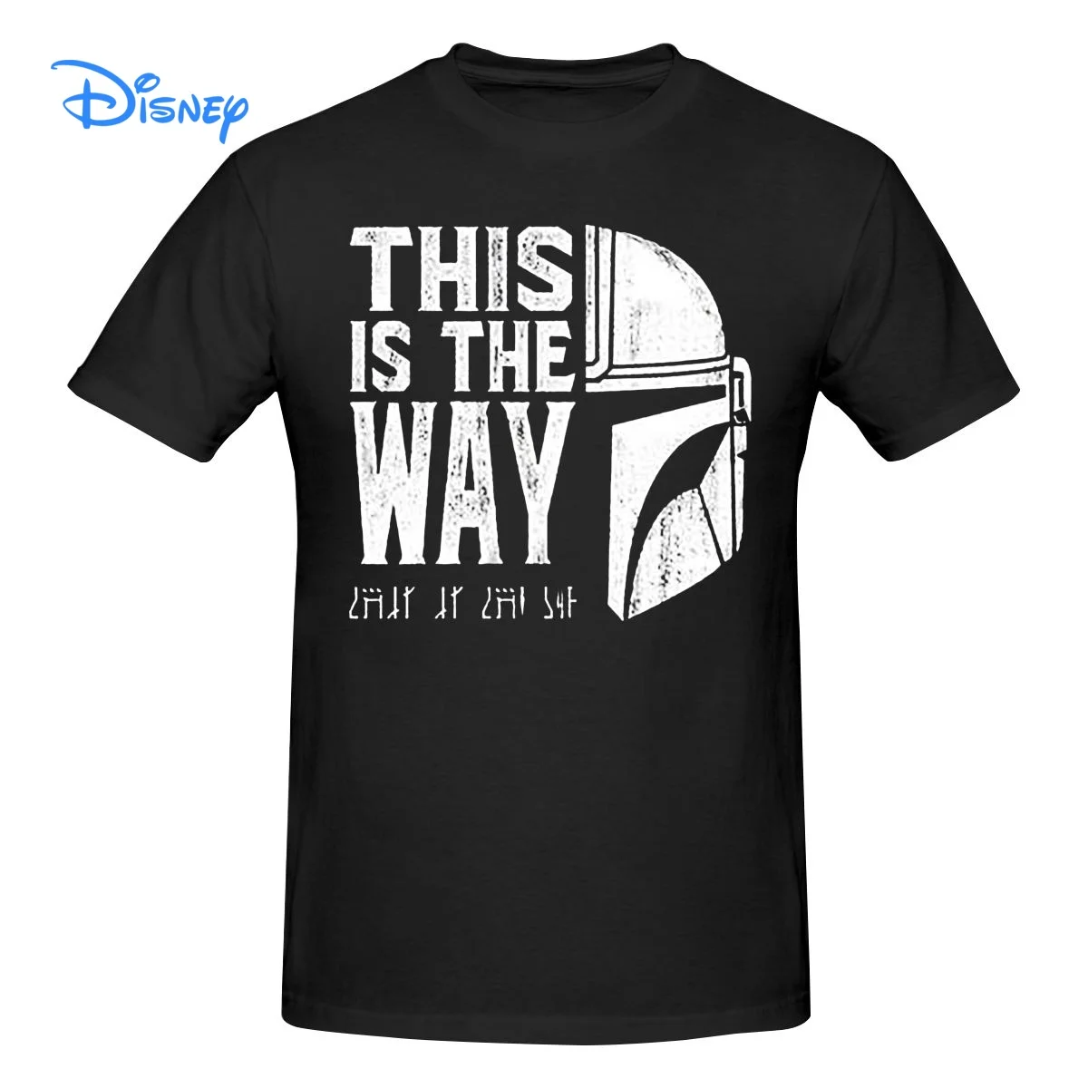 

Disney Star Wars The Mandalorian This Is My Way T shirt Harajuku Short Sleeve T-shirt 100% Cotton Graphics Tshirt Brands Tee Top
