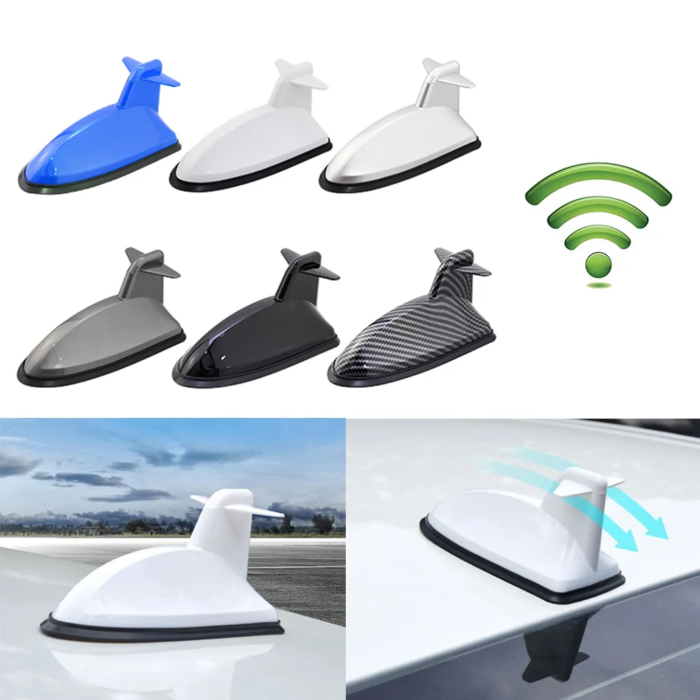 

Car Shark Fin Antenna Roof Decoration Aerial Radio FM Signal Antenna For VW Hyundai I30 Kia BMW Mazda 3 Mini Cooper Opel Astra