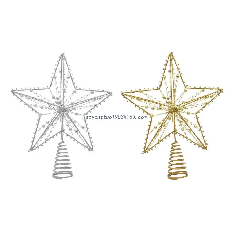 

Железное художественное украшение, красивые топперы для рождественской елки, аксессуары для рождественской елки, топперы