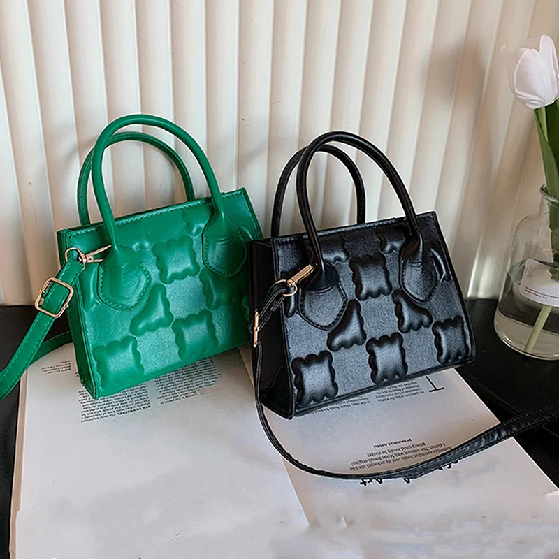 

Fashion Biscuit Embossing Crossbody Bag for Women PU Leather Travel Ladies Solid Shoulder Female Bag Brand Designer Handbags