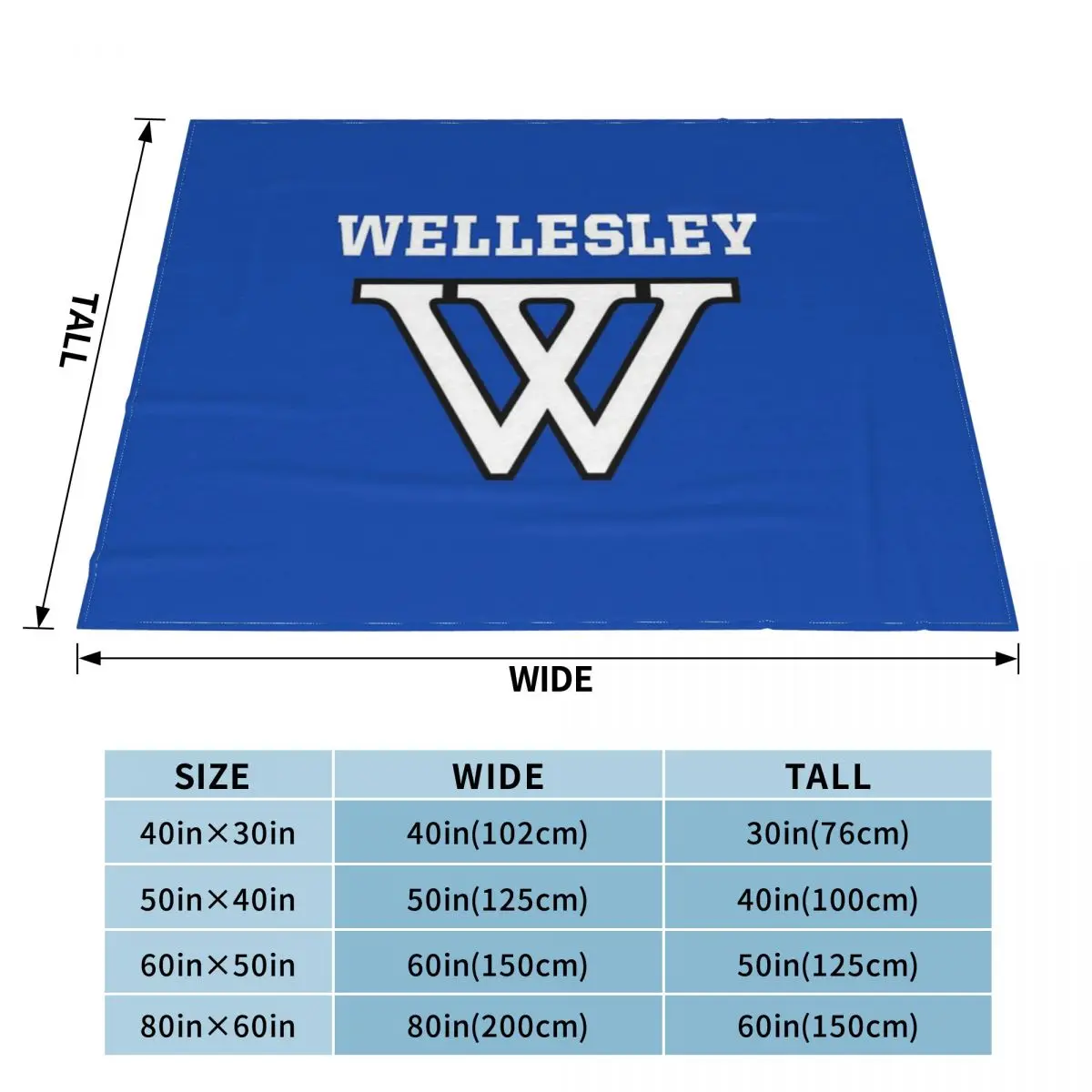 Wellesley Blue Nation покрывало на кровать для детей