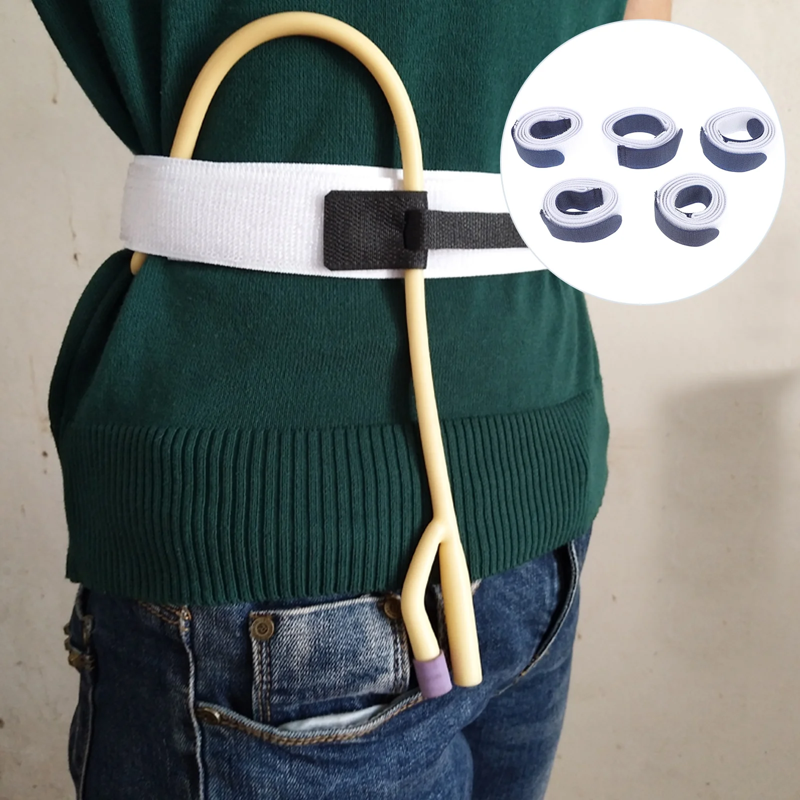 5 PCS Nonslip Practical Fixing Straps Catheter Holders Convenient Drainage Bag Fixing Straps for Men