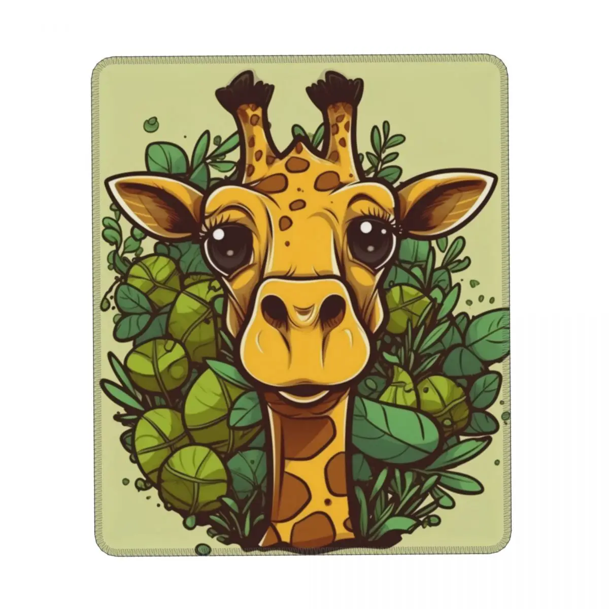 

Giraffe Vertical Print Mouse Pad Cute Cartoon Custom Rubber Mousepad Anti Fatigue Soft Desk Mouse Pads