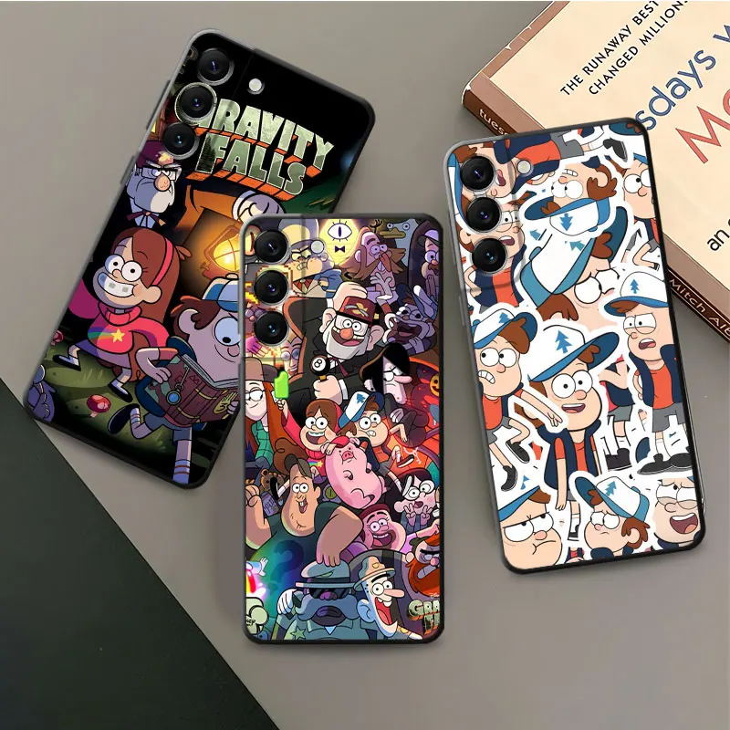 

Disney Gravity Falls Phone Case for Samsung Galaxy S23 S7 S20 FE S9 S8 S22 Ultra 5G S21 Plus S10 S10e Coque Silicone Black Cover