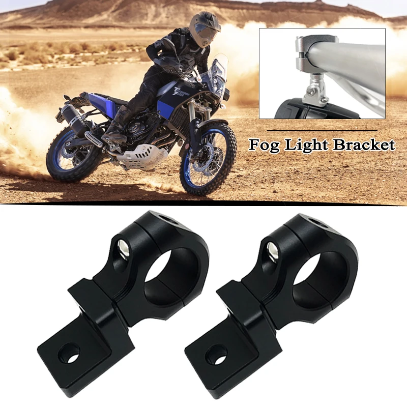 

For Yamaha Tenere700 T7 Tenere 700 XTZ700 2019 2020 2021 Motorcycle Fog Light Brackets LED Lights Bracket Auxiliary Lamp Bracket