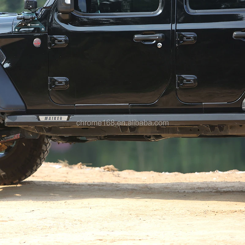 Безопасная боковая подножка с подсветкой для Jeep Wrangler JK 07-17 бездорожья