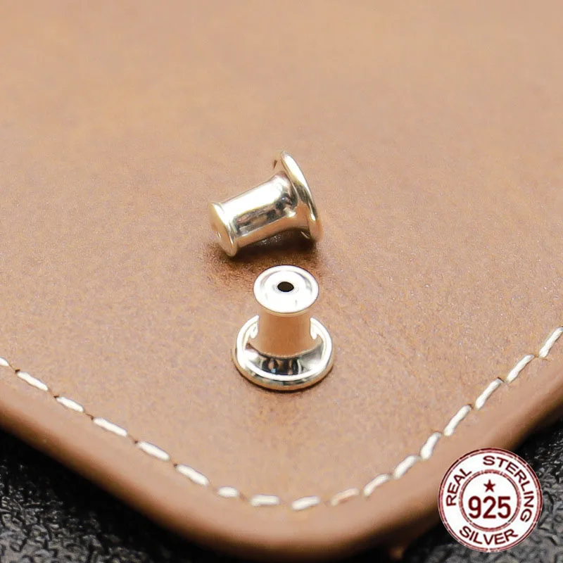 

S925 sterling silver accessories male and female material earrings original imported earplugs earrings earplugs