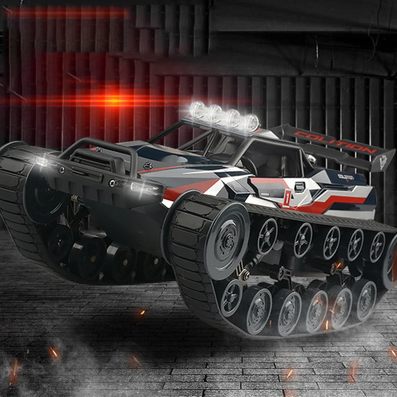 

1/12 RC Drift Tank 2.4G High Speed Tank Remote Control With Spray Armored Vehicle 360 Rotate Motor Toys for children