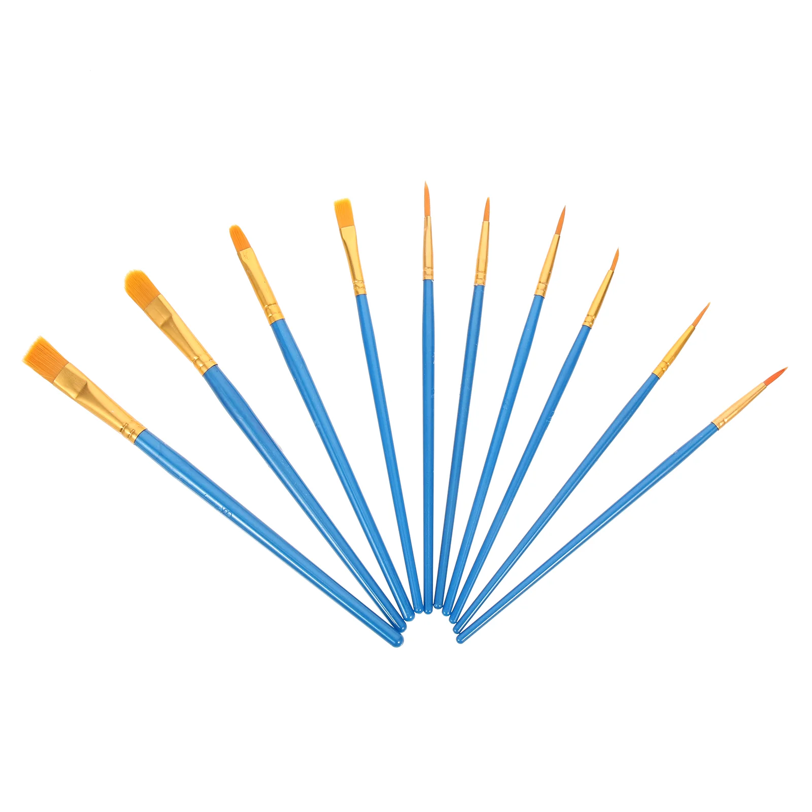 

20 Pcs Oil Brush Set Travel Combs Paintbrushes Painting Supplies Student Enamel Plastic Multi-use