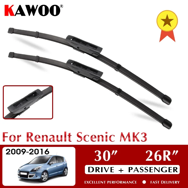 KAWOO щетка стеклоочистителя автомобиля для Renault Scenic MK3 2009-2016 лобовое стекло