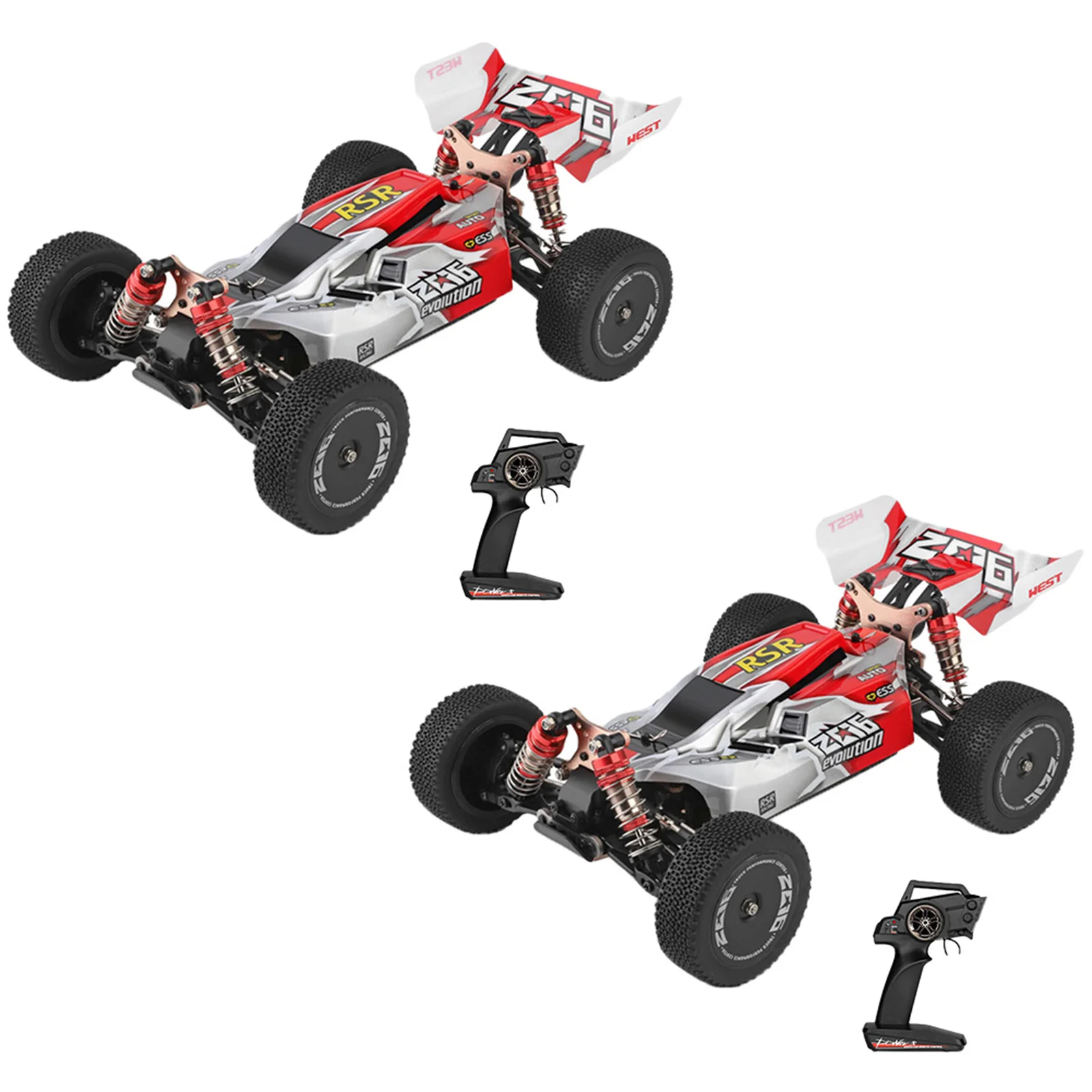 

Гоночный автомобиль-багги 2,4 ГГц RC Внедорожник 4WD 60 км/ч внедорожный Дрифт Радиоуправляемый автомобиль для RTR красный