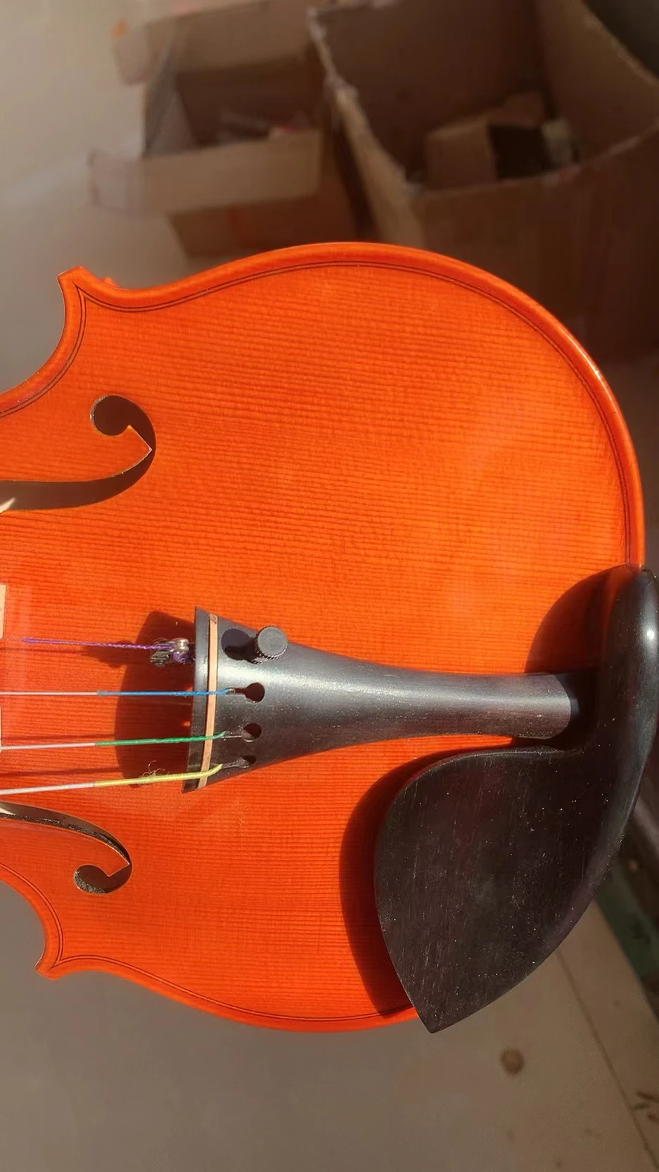 Полная европейская деревянная скрипка 4/4 Stradivarius цельная красная итальянская